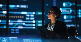 Modern cybersecurity monitoring and data management for secure, intelligent business operations.